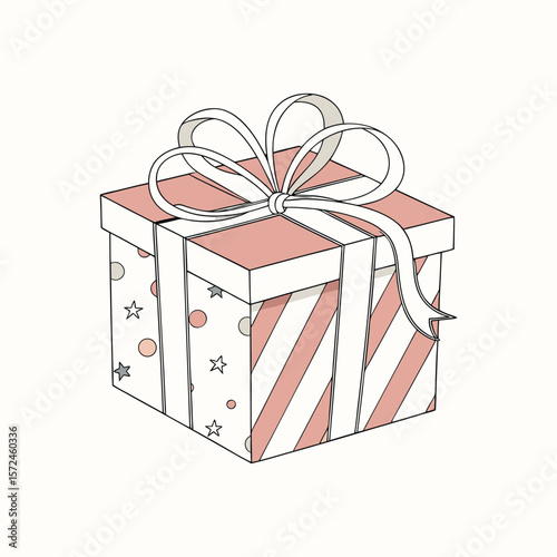 gift box with ribbon