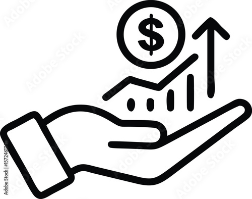 Man holding a key symbolizing online finance and investment concept