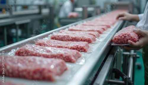 Meat Processing Plant Ground Meat Production Line