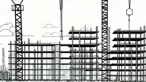 Timelapse Skyscraper Construction