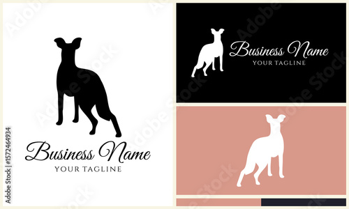 Dog Silhouette Logo Designs. (1)