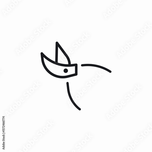 garden snip icon sign vector