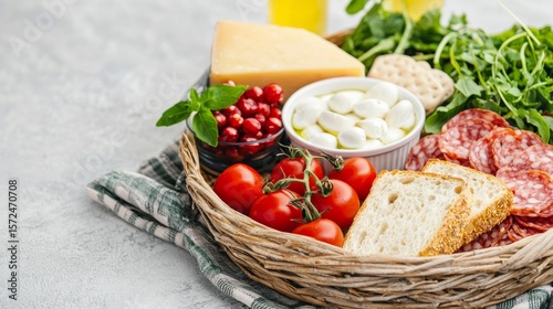 Outdoor Picnic Displaying Balanced Meals with Fresh Ingredients and Appetizing Treats
