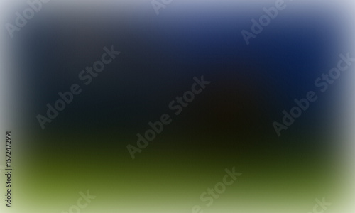 Gradient Field of Dreams Ethereal Scene with an Atmospheric and Dreamlike Quality. A Composition of Deep Blues and Vibrant Greens evokes a Sense of Tranquility and Mystery in this Blurred Background.