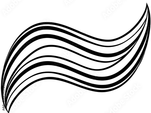  Abstract waves in soft colors with a flowing