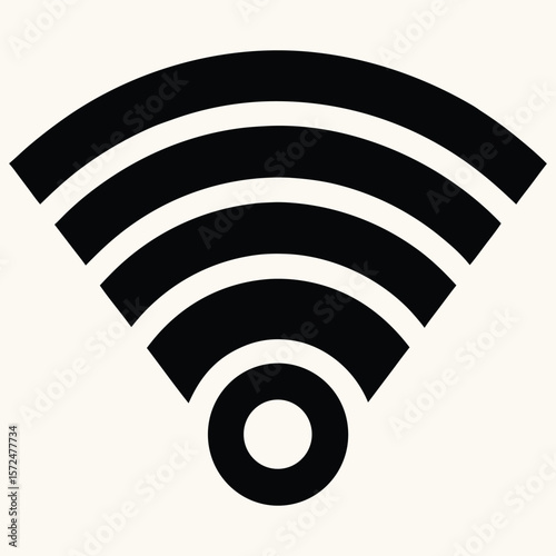 Wireless Connection High-Speed Internet Access Symbol