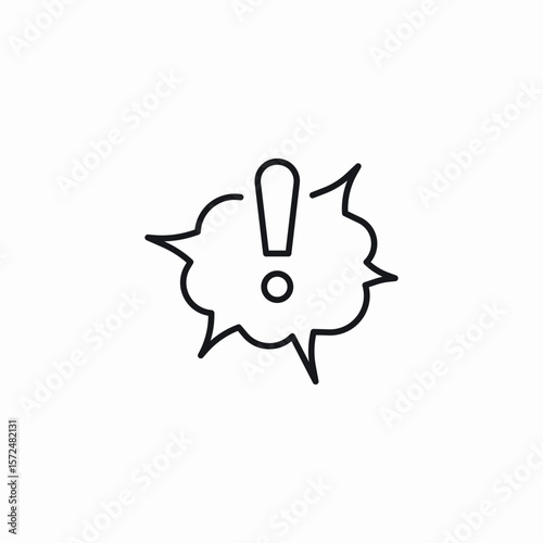 ignition warning icon sign vector