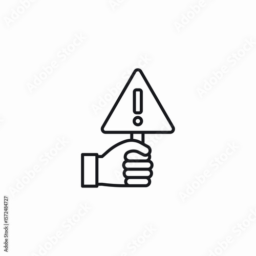 warn traffic icon sign vector