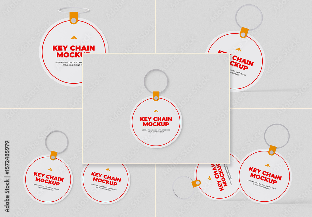 Key Chain Mockup Stock Template | Adobe Stock