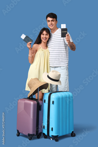 Couple of tourists with pas...