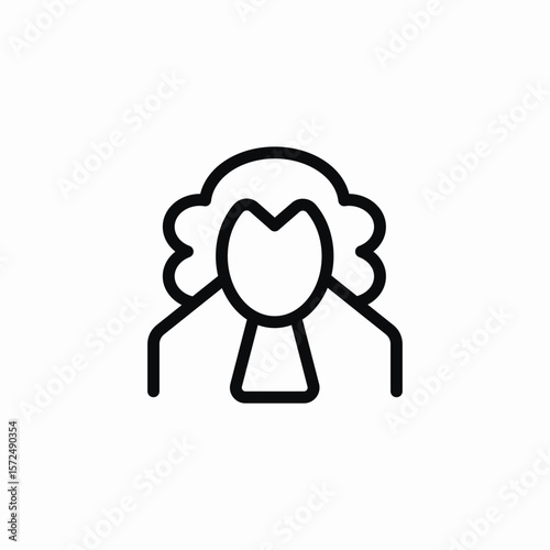 judge court icon sign vector