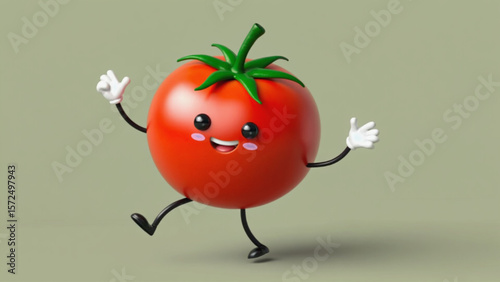 tomato with a smile