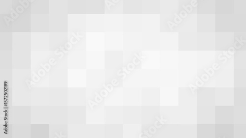 Grey simple abstract square background, geometric animation