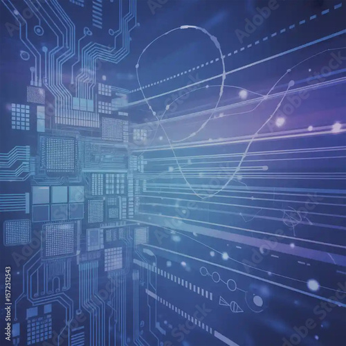 Futuristic Technology Background – AI Generated