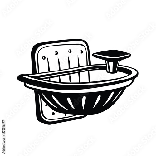 Wall mounted soap dish holder bathroom accessory