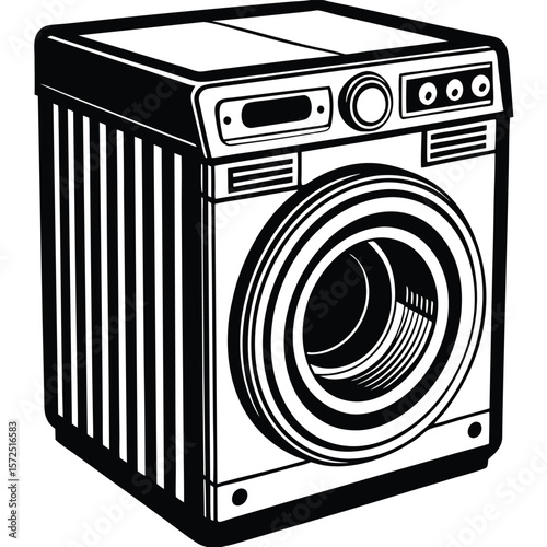 Washing machine appliance with circular door laundry