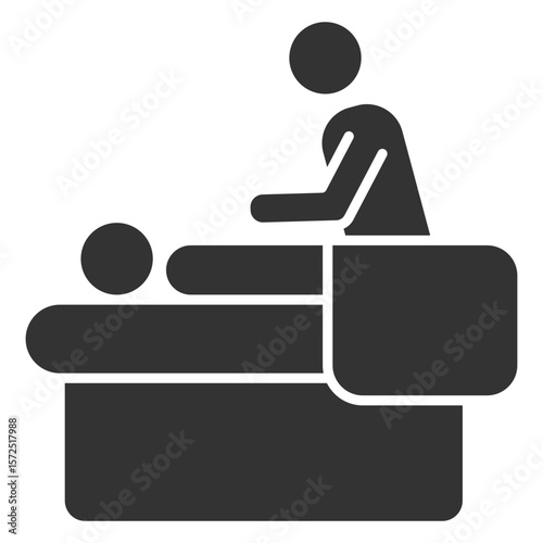 Treatment Glyph Icon Element For Design