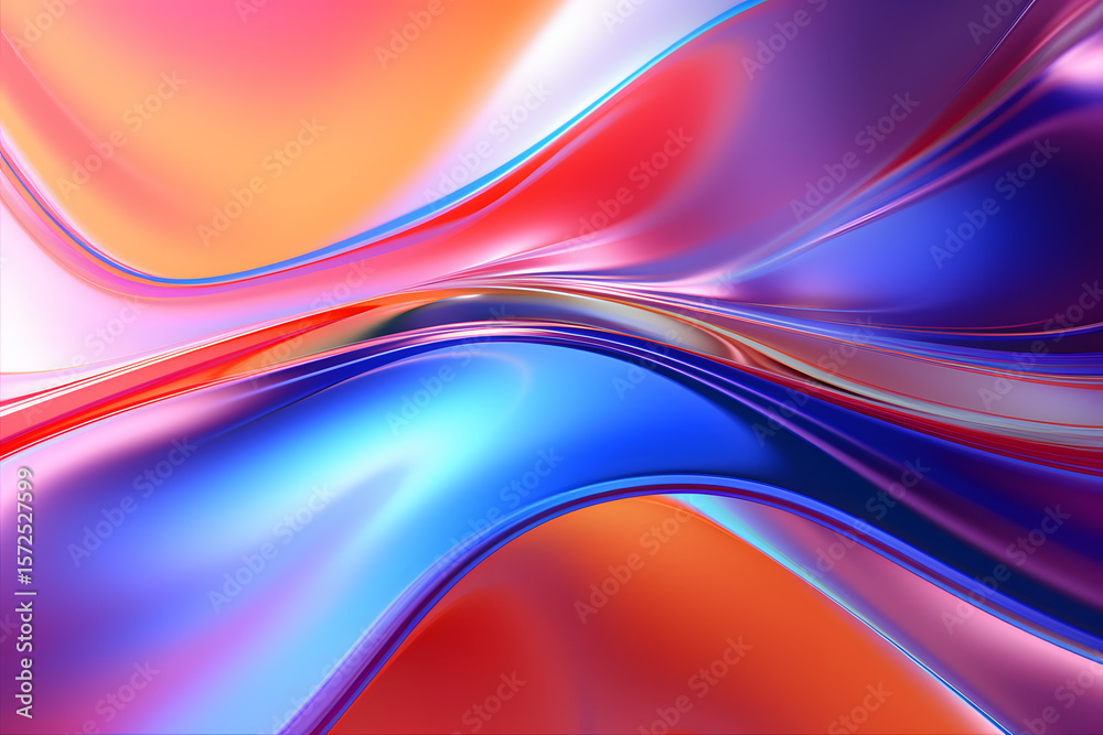 Fototapeta premium colorful, abstract background for sales and marketing, futuristic, technology forward design. generative 