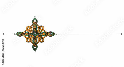 Elegant handcrafted decorative object.