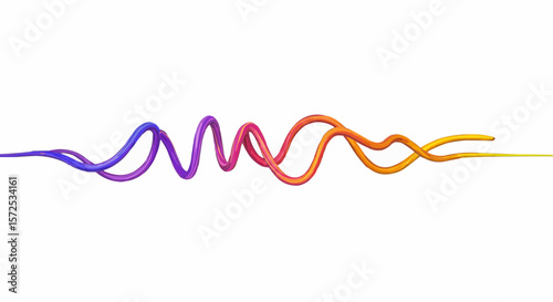 A colorful flowing wave, capturing the essence of sound or data.