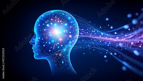 Brain Power: A Visual Representation of Intelligence and Consciousness, Artificial Intelligence Unleashed: A Stunning Illustration of Neural Networks