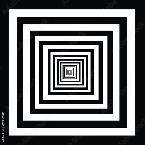 A visual tunnel of infinity — where symmetry and perception meet in hypnotic form