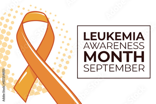 Leukemia Awareness Month September Ribbon