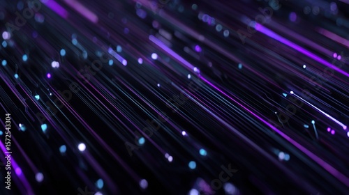 Vibrant Abstract Background with Colorful Light Trails and Motion