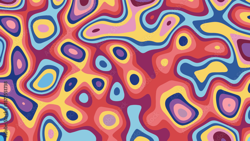 Fototapeta premium COLORFUL TEMPLATE ABSTRACT PAPER CUT PATTERN DESIGN FLAT COLOR FOR WALLPAPER BACKGROUND ELEMENT VECTOR 