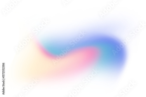 Iridescent Ribbed Glass texture with vibrant colors, on tranparent background