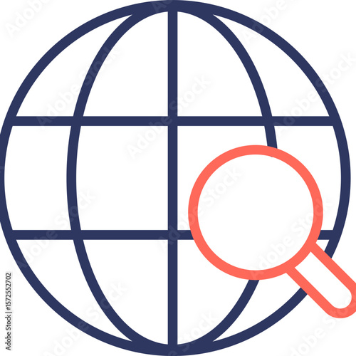 Search line color icon