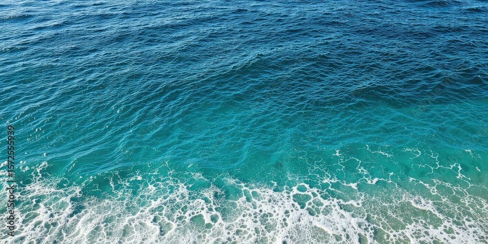 Fototapeta premium Tranquil Ocean View - Relaxing Background, Natural Design