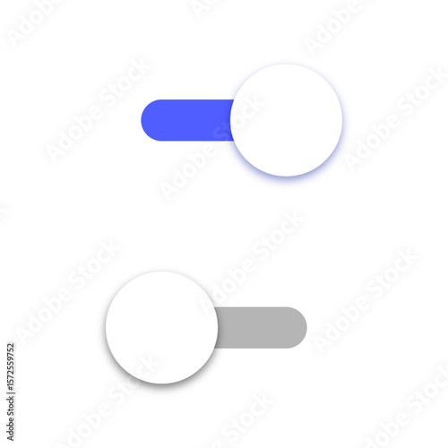 Free Download シンプルなトグルボタンのベクターイラスト_39 - GFXLoad
