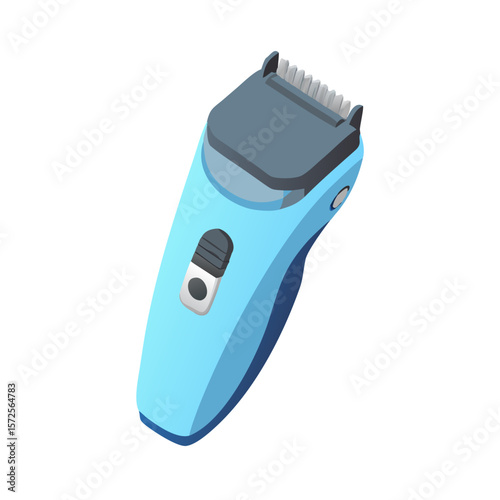 electric shaver isolated on white background