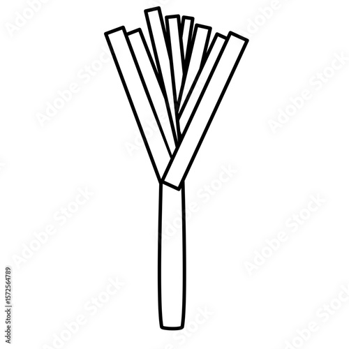vegetable line art for coloring