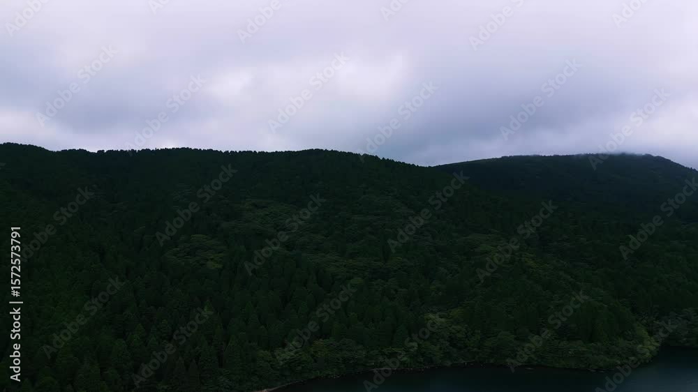 芦ノ湖の空撮映像(夏)08|Aerial View of Lake Ashi in Summer, Hakone, Japan 芦ノ湖の空撮映像(夏)08|Aerial View of Lake Ashi in Summer, Hakone, Japan