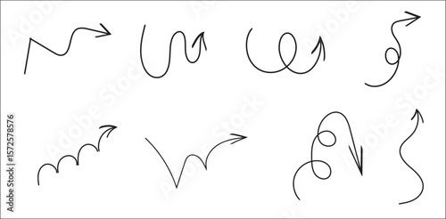 arrow,set,flow high resolution vector seamless directions for journey maps user paths social media posts and digital branding materials intuitive navigation themes