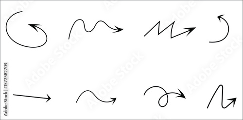 arrow,set,angular high resolution vector geometric arrows for tech interfaces data visualizations social media posts and digital branding materials precise flow themes