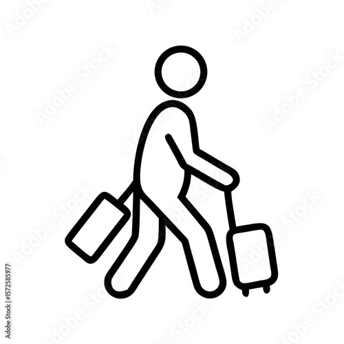 30 Editable Stroke Line Icons for Hotel Services, Hospitality, and Travel Essentials – Vector Icon Pack