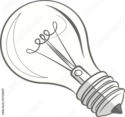 Brilliant Ideas  A Sketch of an Incandescent Light Bulb