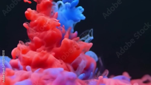 Ink in Water Abstract Motion