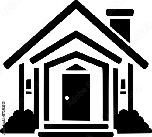 vector illustration of a house icon