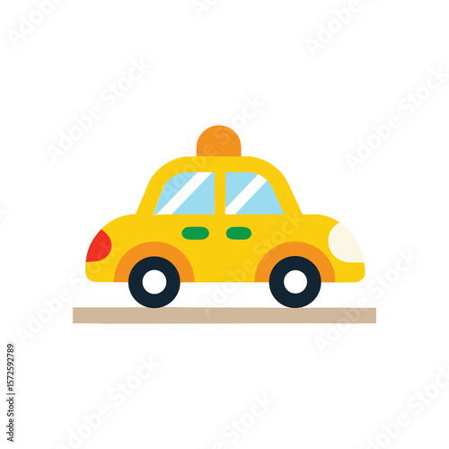 yellow taxi car