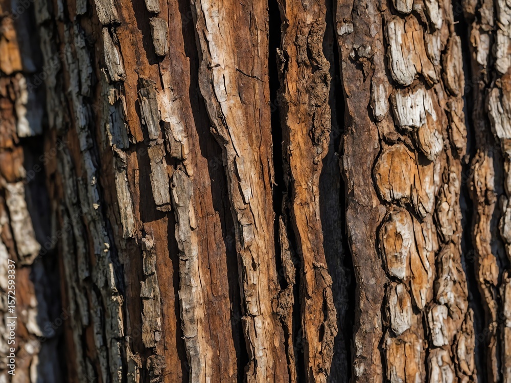 Obraz premium Tree Bark Texture Close-up