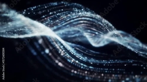 Abstract Particle Flow in Space