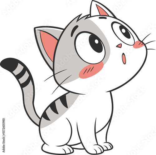 Cute Cat Vector art for your print design