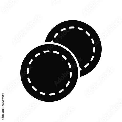 cotton pads icon vector design template simple and clean