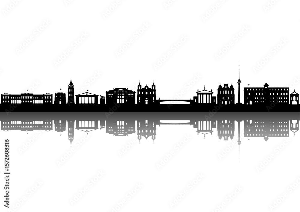 Obraz premium Vilnius skyline