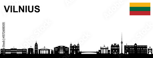 Vilnius skyline "NO AI"