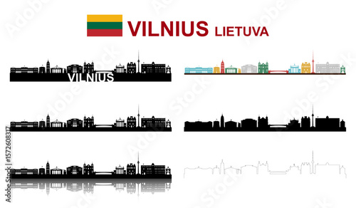 Vilnius skyline "NO AI"
